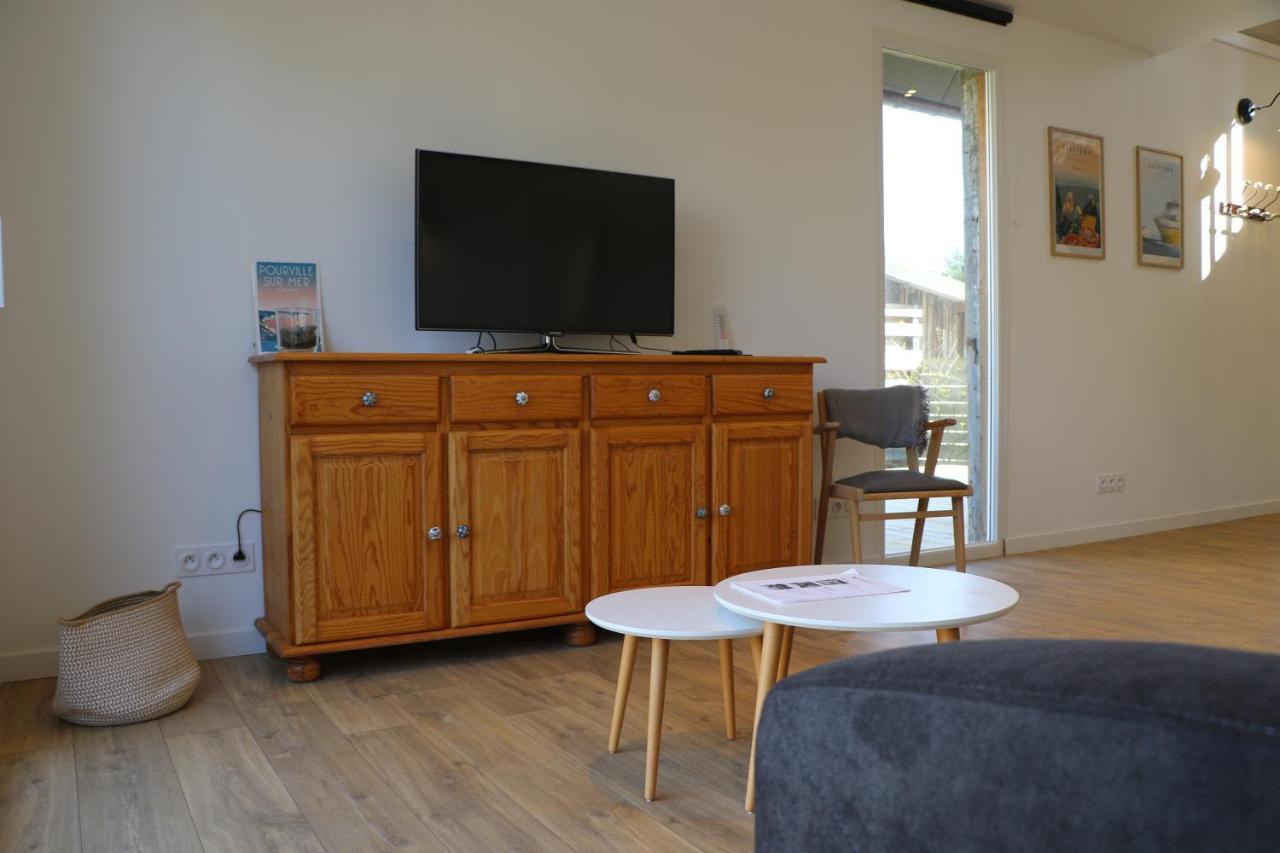 Jolie Maison En Bord De Mer A Pourville Hautot-sur-Mer Exteriör bild